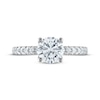 Thumbnail Image 3 of Certified Round-Cut Diamond Engagement Ring 1-3/4 ct tw 14K White Gold