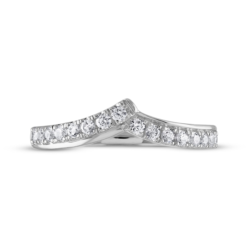 Main Image 3 of THE LEO Ideal Cut Diamond Contour Anniversary Band 1/3 ct tw 14K White Gold