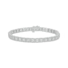 Thumbnail Image 1 of Diamond Square Link Tennis Bracelet 1/5 ct tw Sterling Silver 7.25&quot;