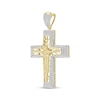 Thumbnail Image 2 of Men's Diamond Openwork Crucifix Charm 1 ct tw 10K Yellow Gold