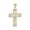 Thumbnail Image 4 of Men's Diamond Openwork Crucifix Charm 1 ct tw 10K Yellow Gold