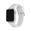 Thumbnail Image 2 of COACH Logo White Silicone Women's Apple Watch Strap 14700210