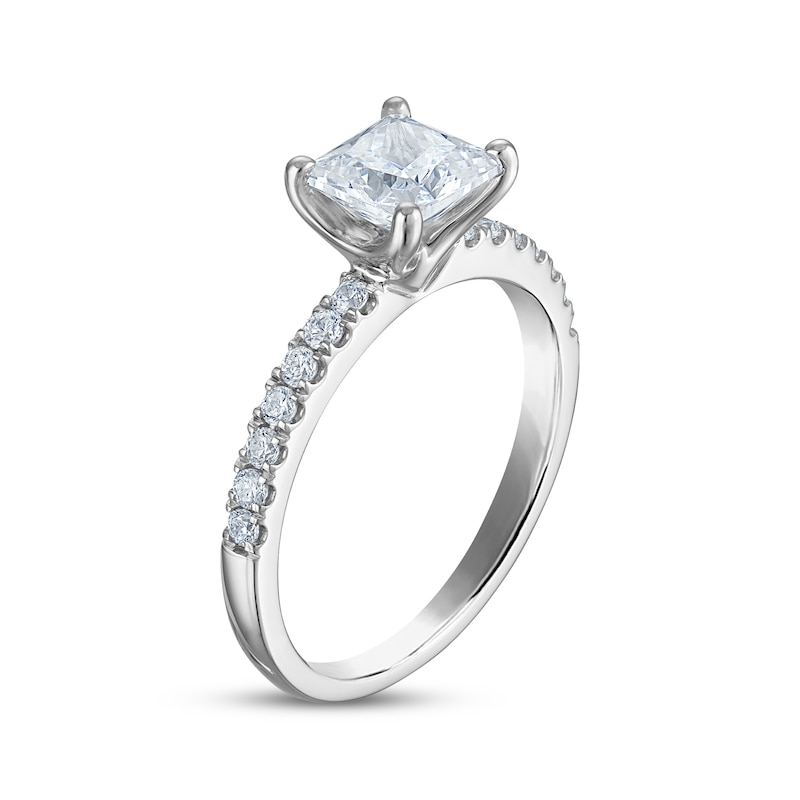 Main Image 2 of Now + Forever Certified Princess-Cut Diamond Engagement Ring 1-3/4 ct tw 14K White Gold