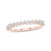 Thumbnail Image 0 of Diamond Two-Row Anniversary Ring 1/4 ct tw 10K Rose Gold