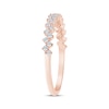 Thumbnail Image 1 of Diamond Two-Row Anniversary Ring 1/4 ct tw 10K Rose Gold
