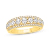 Thumbnail Image 1 of Lab-Grown Diamonds by KAY Graduated Anniversary Ring 1-1/4 ct tw 14K Yellow Gold