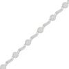 Thumbnail Image 1 of Lab-Created Diamonds by KAY Wavy Link Bracelet 1 ct tw 10K White Gold 7"