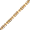 Thumbnail Image 3 of Solid Diamond-Cut Ice Chain Necklace 3.5mm 10K Yellow Gold 20&quot;