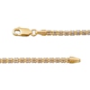 Thumbnail Image 4 of Solid Diamond-Cut Ice Chain Necklace 3.5mm 10K Yellow Gold 20&quot;