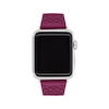 Thumbnail Image 1 of COACH Plum Silicone Apple Watch Strap 14700257