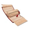 Thumbnail Image 2 of Jewelry Roll Travel Case Red Leather