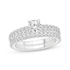 Thumbnail Image 1 of Round-Cut Diamond Bridal Set 1 ct tw 14K White Gold