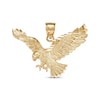 Thumbnail Image 1 of Men's Diamond-Cut Eagle Charm 10K Yellow Gold