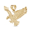 Thumbnail Image 2 of Men's Diamond-Cut Eagle Charm 10K Yellow Gold