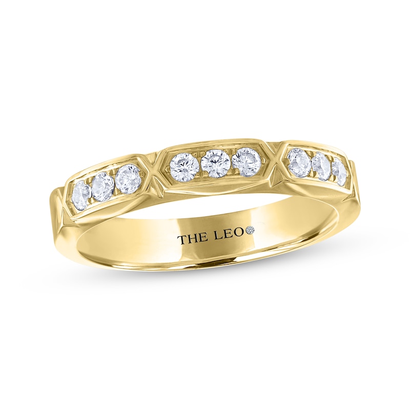 Main Image 1 of THE LEO Diamond Round-Cut Anniversary Band 1/3 ct tw 14K Yellow Gold