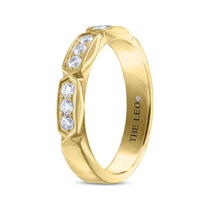 Main Image 2 of THE LEO Diamond Round-Cut Anniversary Band 1/3 ct tw 14K Yellow Gold