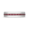 Thumbnail Image 3 of Neil Lane Men's Natural Ruby Wedding Band 14K White Gold