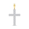 Thumbnail Image 1 of Multi-Diamond Cross Charm 2 ct tw 10K Yellow Gold