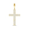 Thumbnail Image 3 of Multi-Diamond Cross Charm 2 ct tw 10K Yellow Gold