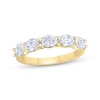 Thumbnail Image 1 of Lab-Grown Diamonds by KAY Oval-Cut Five-Stone Anniversary Ring 1-1/4 ct tw 14K Yellow Gold