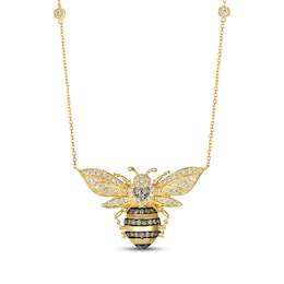 Le Vian Vault Diamond Bee Necklace 1 ct tw 14K Honey Gold 18&quot;