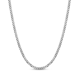 Curb Chain Necklace 6mm Solid Stainless Steel 24&quot;