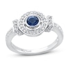 Thumbnail Image 0 of Le Vian Sapphire Ring 3/8 ct tw Diamonds 14K Vanilla Gold - Size 7