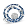 Thumbnail Image 0 of Le Vian Sapphire Ring 3/8 ct tw Diamonds 14K Vanilla Gold - Size 7