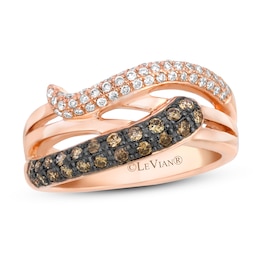 Le Vian Chocolatier Diamond Ring 5/8 ct tw 14K Strawberry Gold - Size 7