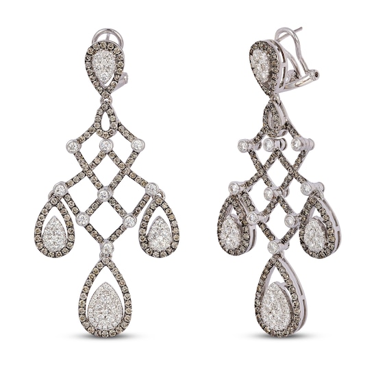 Le Vian Couture Diamond Earrings 5-1/6 ct tw 18K Vanilla Gold | Kay