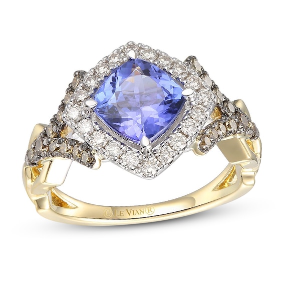 Le Vian Creme Brulee Tanzanite Ring 5/8 ct tw Diamonds 14K Two-Tone ...