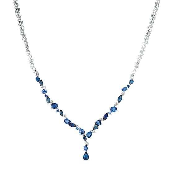 Le Vian Sapphire Necklace 1/3 ct tw Diamonds 14K Vanilla Gold | Kay