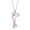 Thumbnail Image 0 of Le Vian Love Necklace 1-1/4 ct tw Diamonds 14K Strawberry Gold 18"