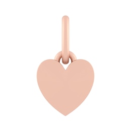 Sterling Silver or 10K Gold Heart Charm