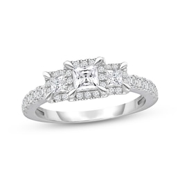 Shop Princess Cut Engagement Rings | Kay