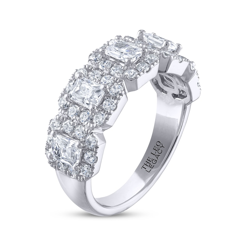 Main Image 2 of THE LEO Legacy Lab-Grown Diamond Emerald-Cut Anniversary Band 2 ct tw 14K White Gold