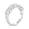 Thumbnail Image 1 of Lab-Grown Diamonds by KAY Oval-Cut Anniversary Ring 2 ct tw 14K White Gold