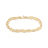 Thumbnail Image 1 of Hollow Byzantine Box Chain Bracelet 5.2mm 10K Yellow Gold 8.5&quot;