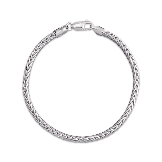 Wheat Chain Bracelet 4mm 100% Repurposed Sterling Silver 8.25"