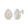 Thumbnail Image 0 of Threads of Love Lab-Created Diamond Stud Earrings 1-1/2 ct tw 14K Two-Tone Gold