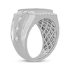 Thumbnail Image 2 of Lab-Grown Diamonds by KAY Men's Multi-Row Fashion Ring 2 ct tw 10K White Gold