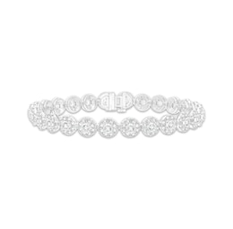 Lab-Grown Diamonds by KAY Link Bracelet 5 ct tw 10K White Gold 7&quot;