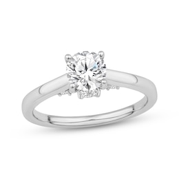 Now + Forever Round-Cut Diamond Solitaire Engagement Ring 1 ct tw 10K White Gold (I/I3)