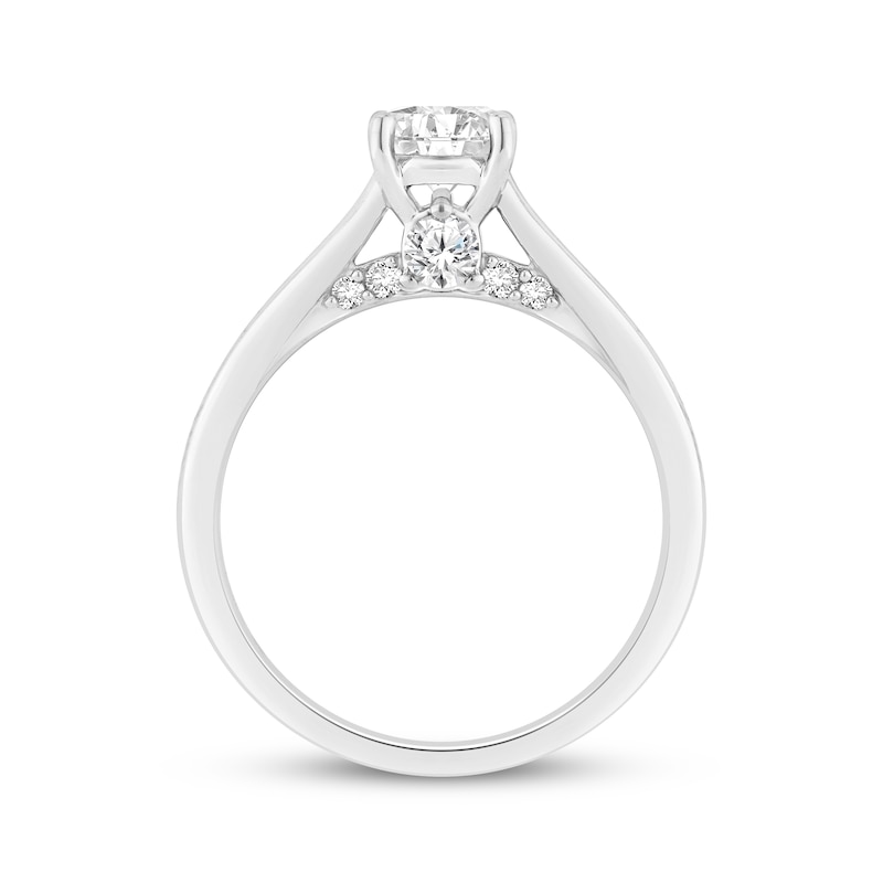 Round-Cut Diamond Solitaire Engagement Ring 1 ct tw 10K White Gold (I/I3)