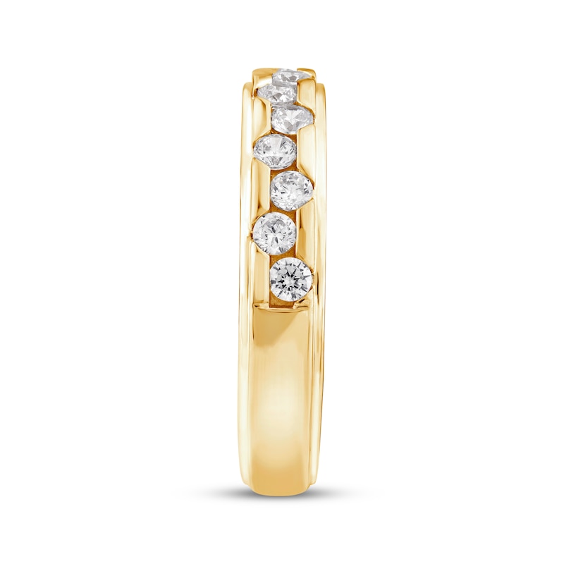 Main Image 2 of Lab-Grown Diamonds by KAY Anniversary Ring 5/8 ct tw 14K Yellow Gold