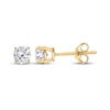 Thumbnail Image 1 of Round-Cut Diamond Solitaire Stud Earrings 1/3 ct tw 10K Yellow Gold (I/I3)