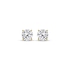 Thumbnail Image 2 of Round-Cut Diamond Solitaire Stud Earrings 1/3 ct tw 10K Yellow Gold (I/I3)