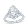 Thumbnail Image 1 of Monique Lhuillier Bliss Marquise-Cut Lab-Grown Diamond Halo Engagement Ring 2 ct tw 18K White Gold