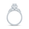 Thumbnail Image 3 of Monique Lhuillier Bliss Marquise-Cut Lab-Grown Diamond Halo Engagement Ring 2 ct tw 18K White Gold