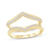 Thumbnail Image 1 of Diamond Chevron Enhancer Ring 1/2 ct tw 14K Yellow Gold